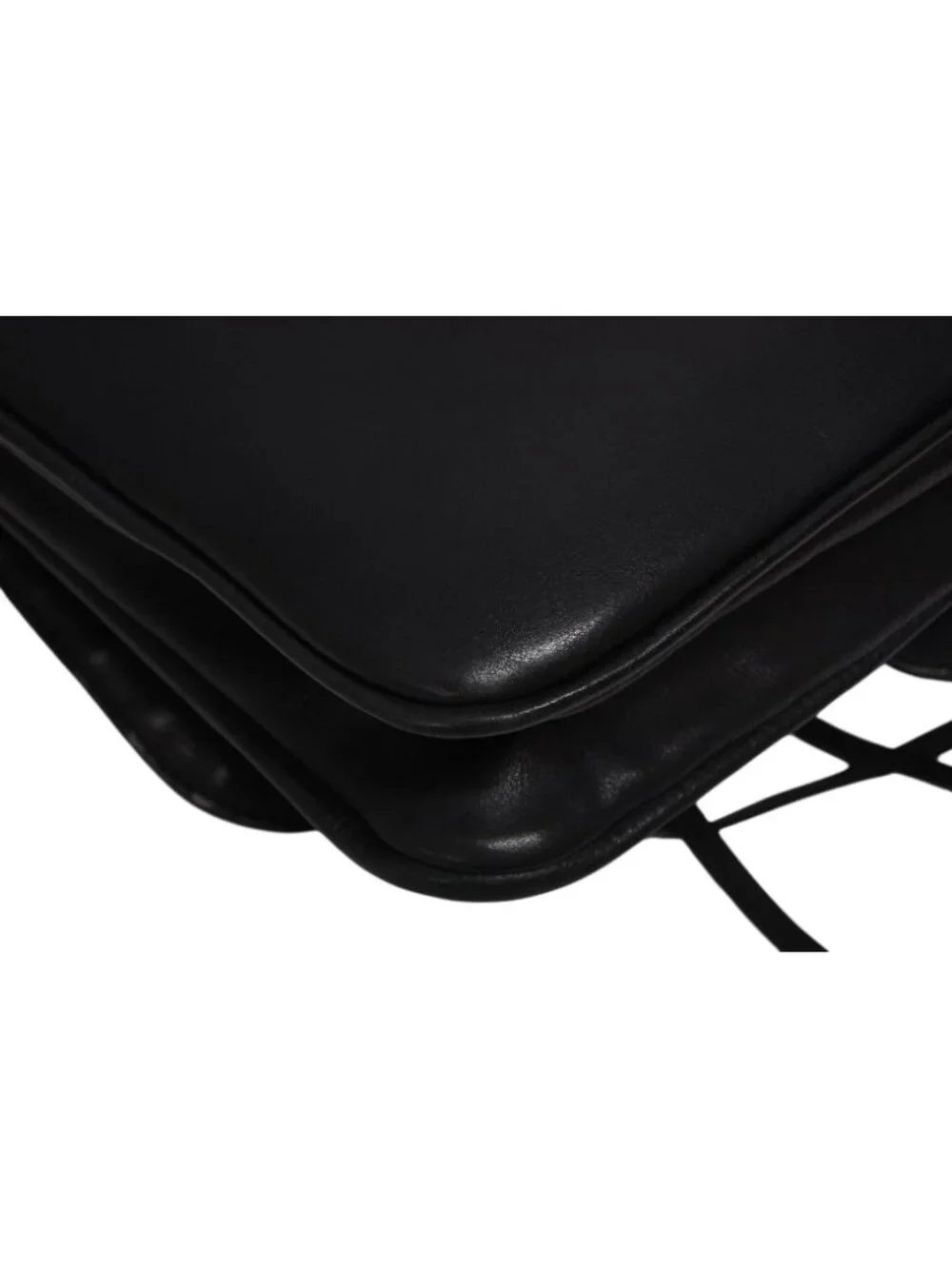 Chanel Paris Dallas Fringe Flap Saddle Bag Quilted Calfskin Black